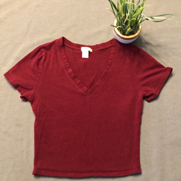 Bozzolo Tops - Red Crop Top